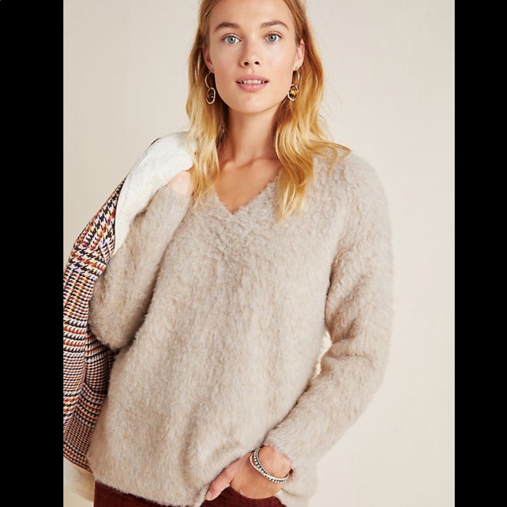 Anthropologie V-Neck Simone Sweater, worn once